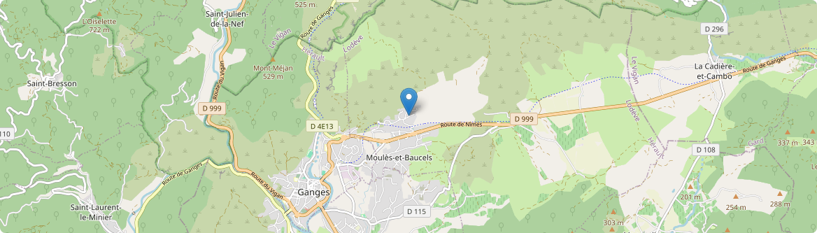 Moulès-et-Baucels - Carte