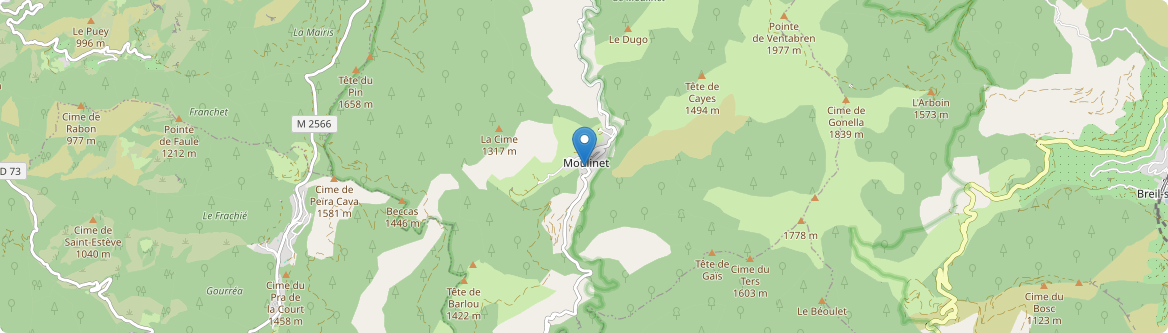 Moulinet - Carte
