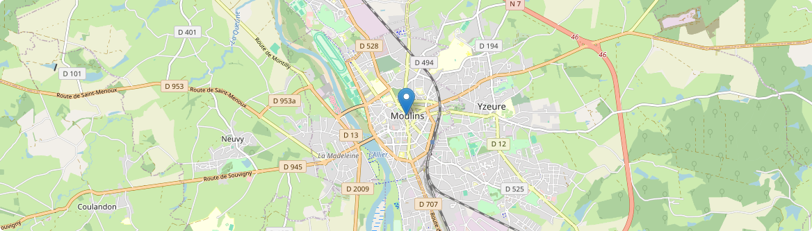 Moulins - Carte