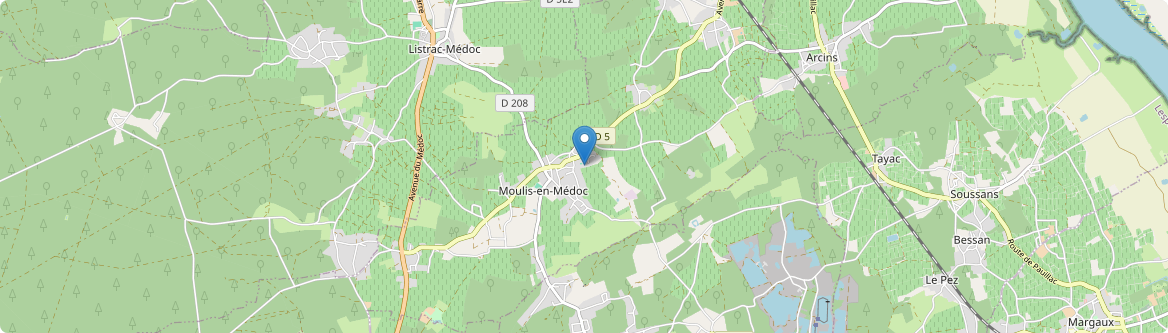 Moulis-en-Médoc - Carte