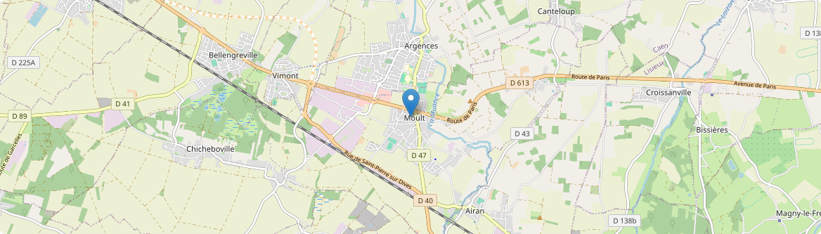 Moult-Chicheboville - Carte