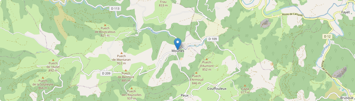Mounes-Prohencoux - Carte