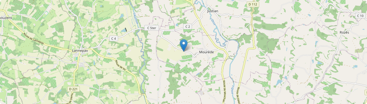 Mourède - Carte