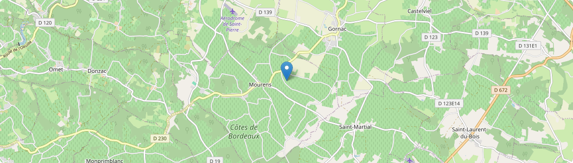 Mourens - Carte