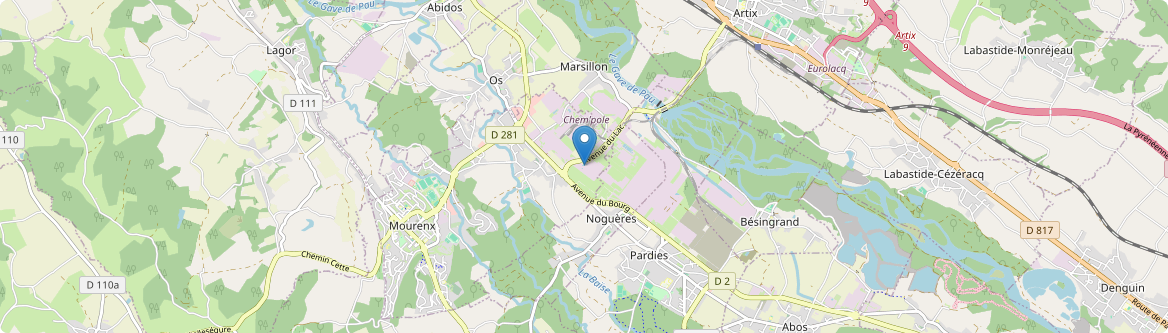 Mourenx - Carte