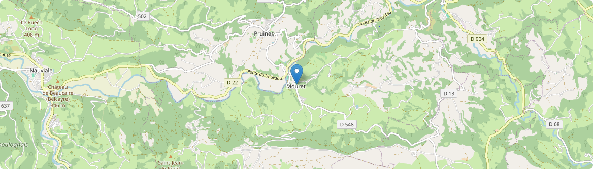Mouret - Carte