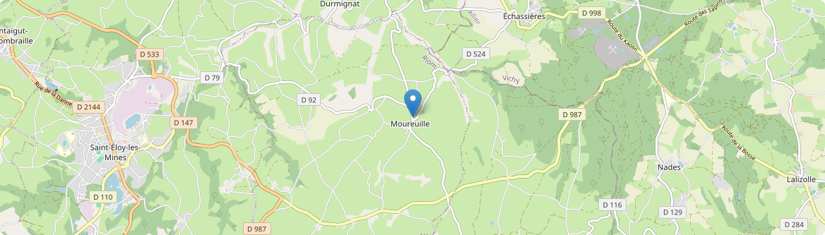 Moureuille - Carte