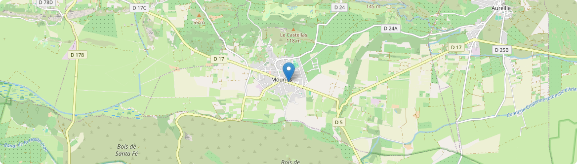 Mouriès - Carte