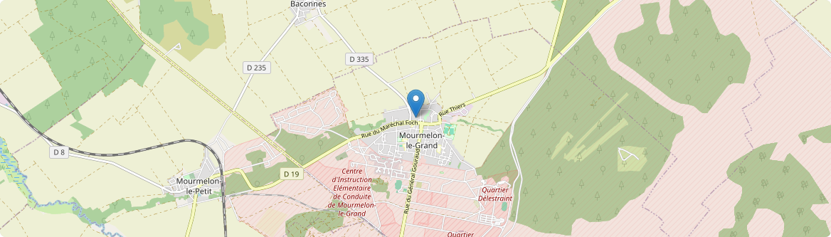 Mourmelon-le-Grand - Carte