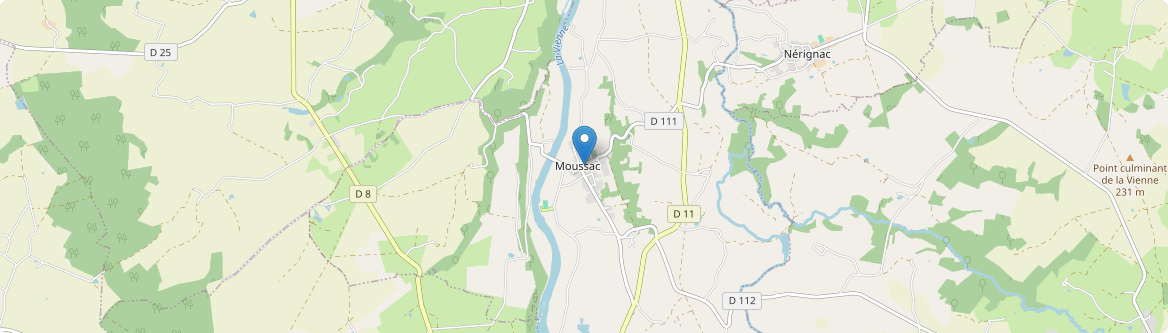 Moussac - Carte