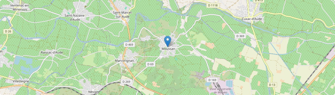 Moussan - Carte