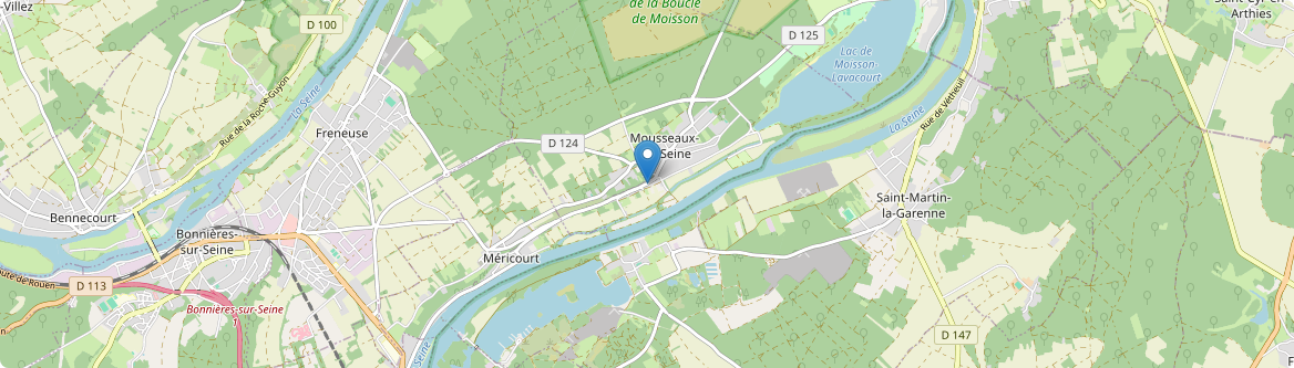 Mousseaux-sur-Seine - Carte