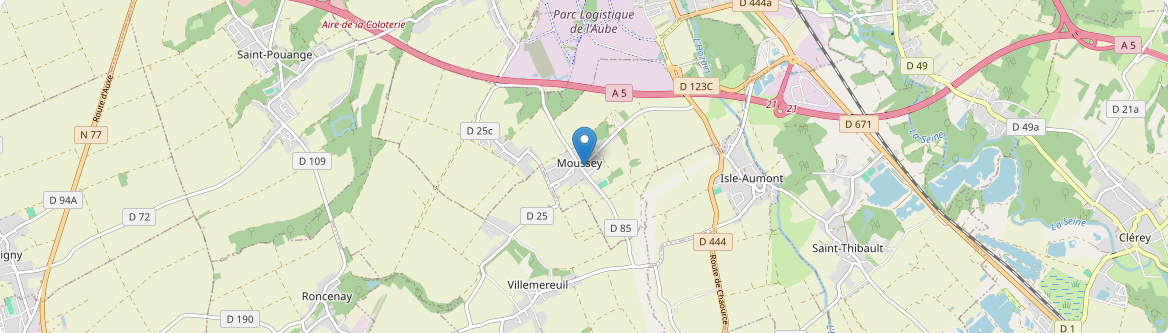 Moussey - Carte