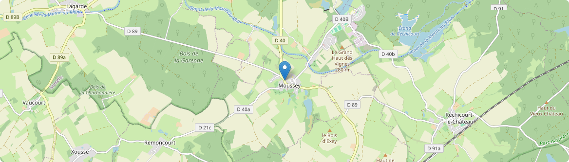 Moussey - Carte