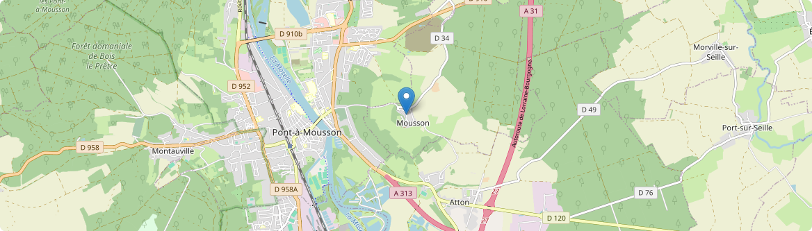 Mousson - Carte