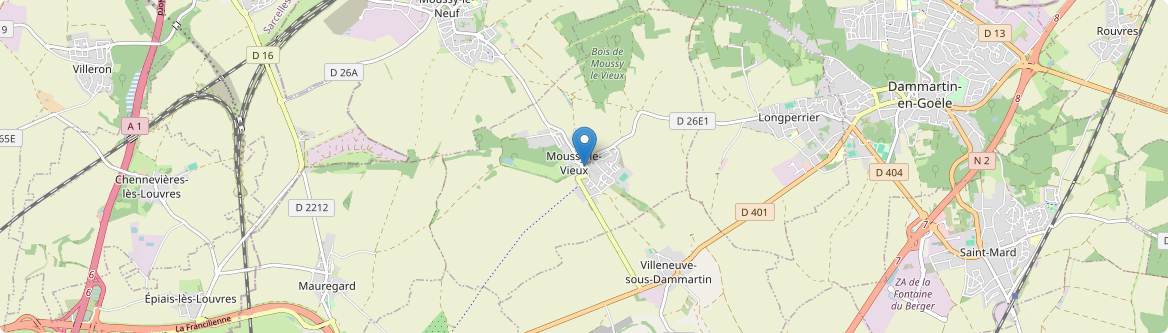 Moussy-le-Vieux - Carte