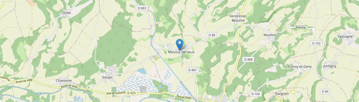 Moussy-Verneuil - Carte