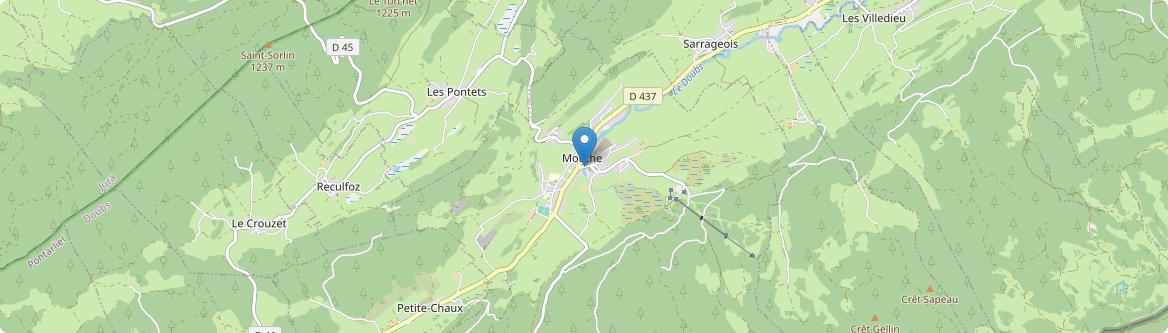 Mouthe - Carte
