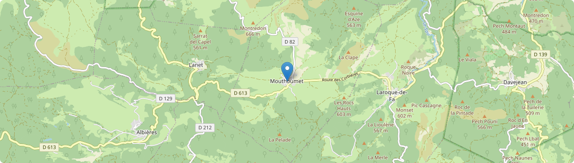 Mouthoumet - Carte