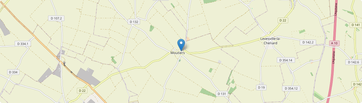 Moutiers - Carte