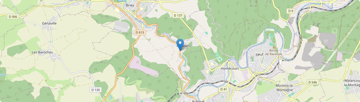 Moutiers - Carte
