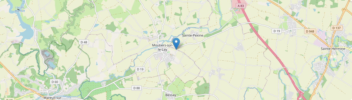 Moutiers-sur-le-Lay - Carte