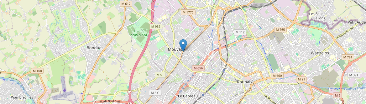 Mouvaux - Carte
