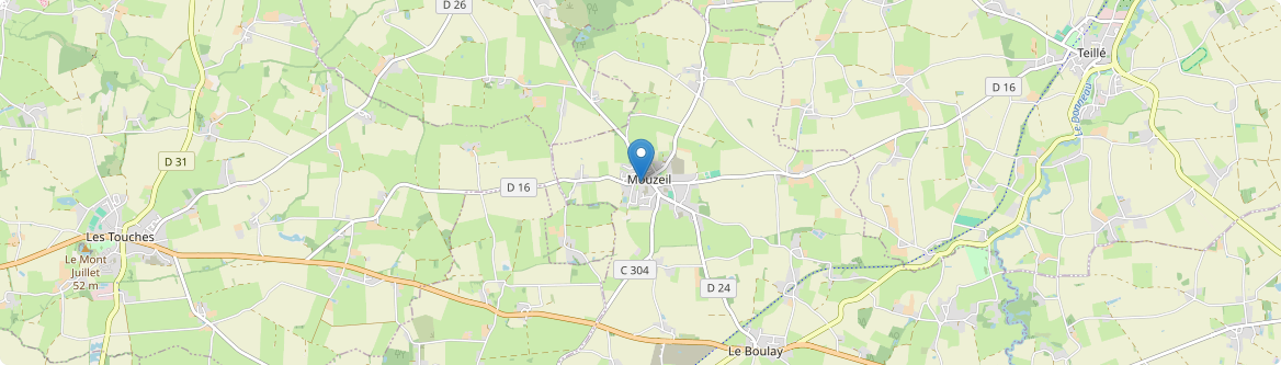 Mouzeil - Carte
