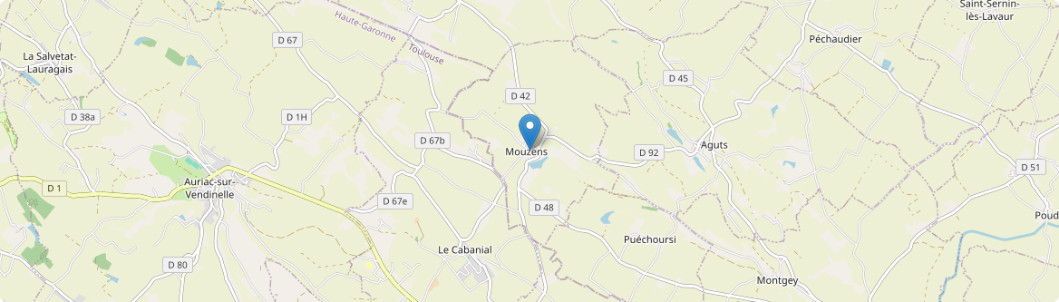 Mouzens - Carte