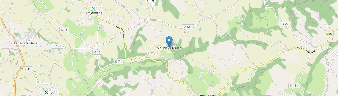 Mouzieys-Teulet - Carte
