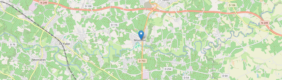 Mouzillon - Carte