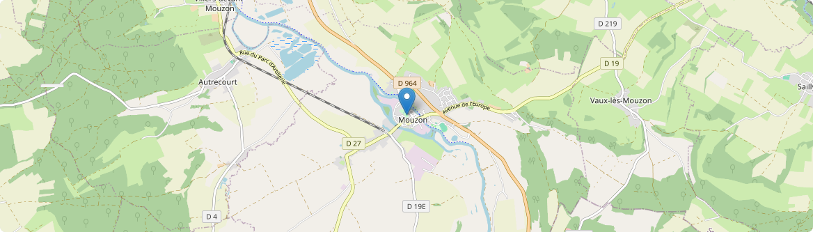 Mouzon - Carte