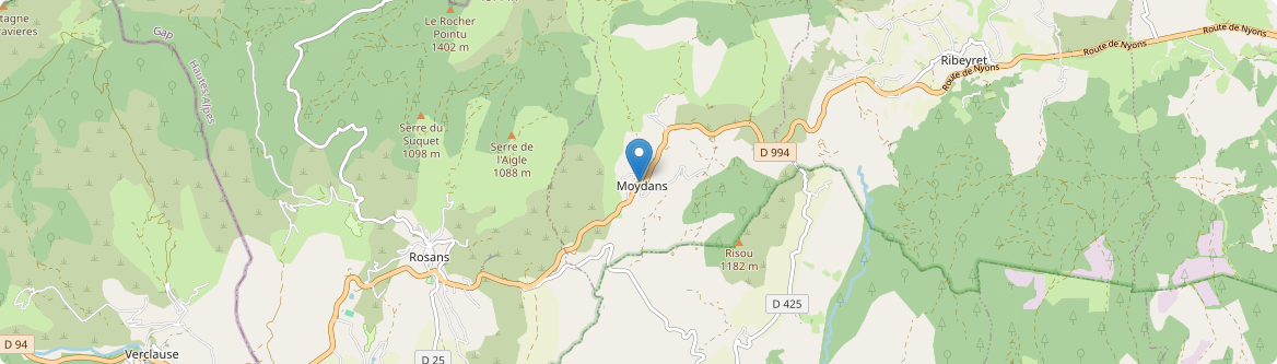 Moydans - Carte