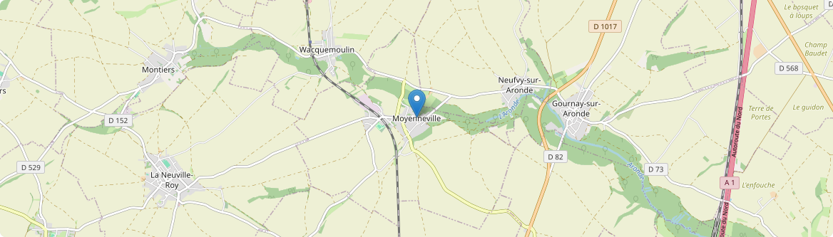 Moyenneville - Carte