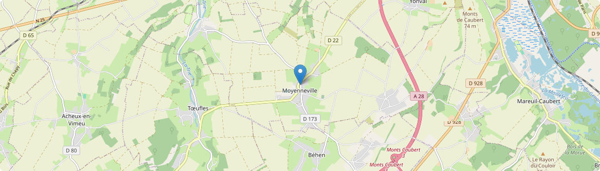 Moyenneville - Carte