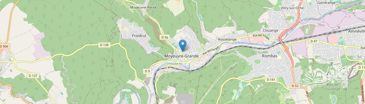 Moyeuvre-Grande - Carte