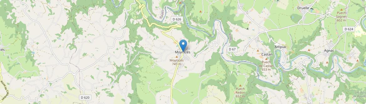 Moyrazès - Carte