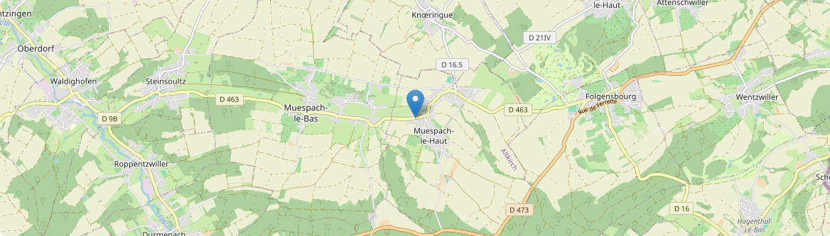 Muespach-le-Haut - Carte