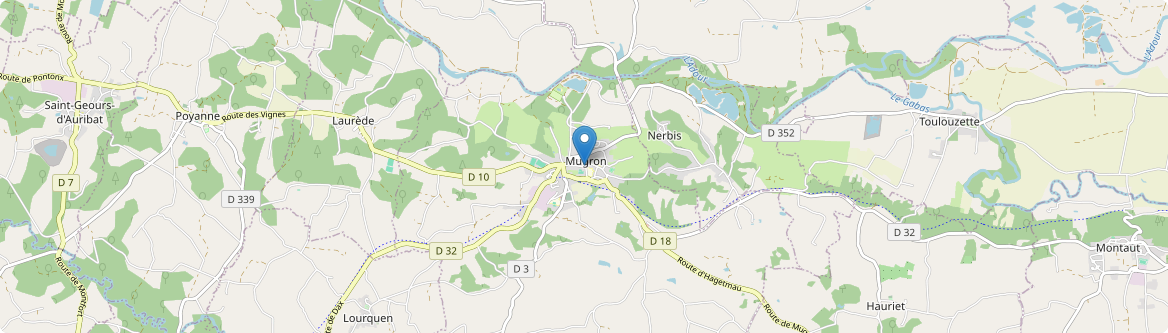 Mugron - Carte