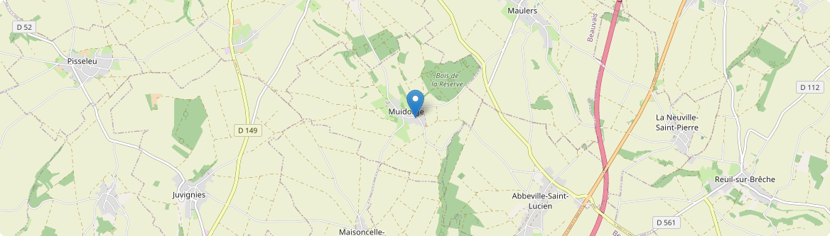 Muidorge - Carte
