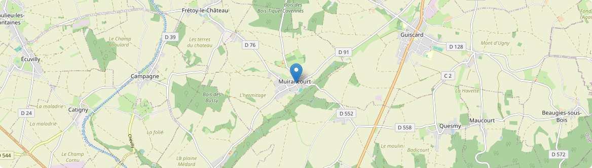 Muirancourt - Carte