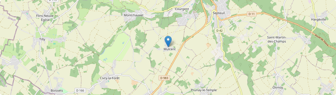Mulcent - Carte