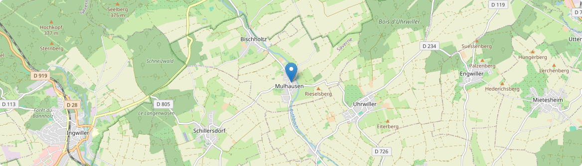 Mulhausen - Carte