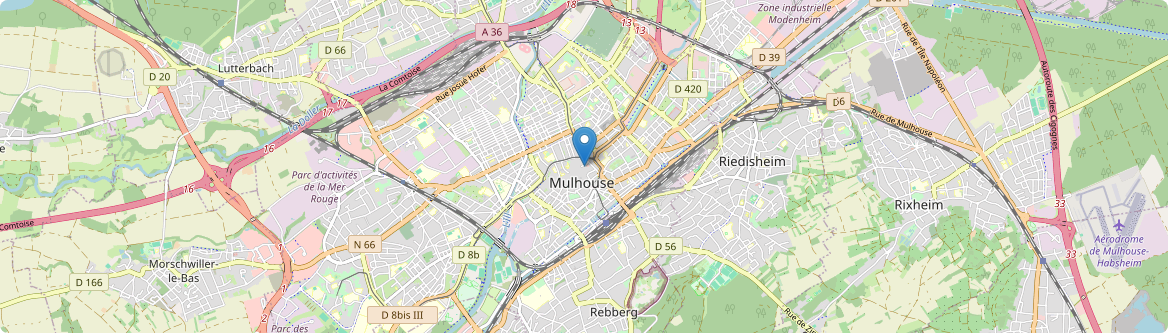 Mulhouse - Carte