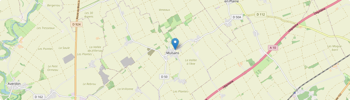 Mulsans - Carte