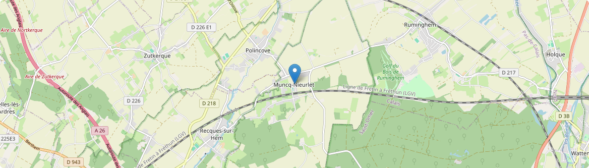Muncq-Nieurlet - Carte