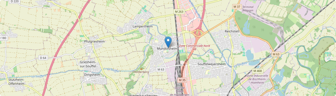 Mundolsheim - Carte