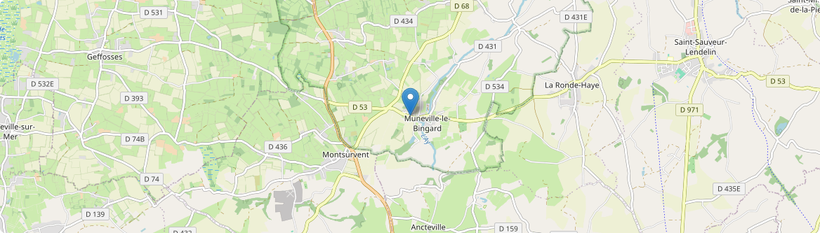Muneville-le-Bingard - Carte