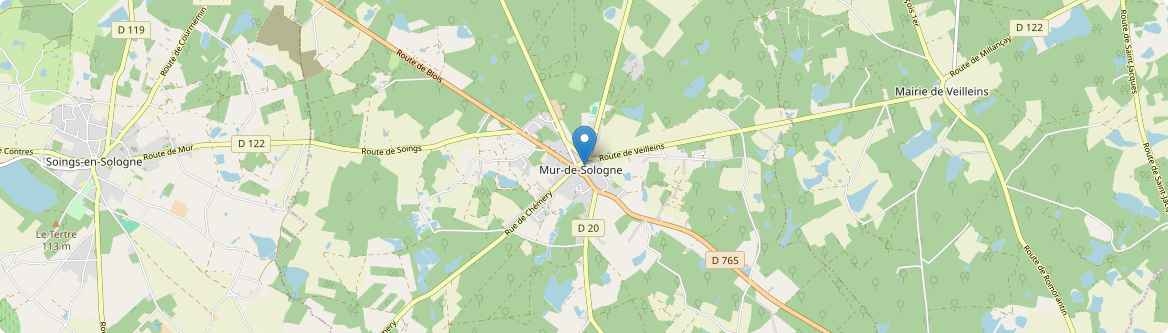 Mur-de-Sologne - Carte