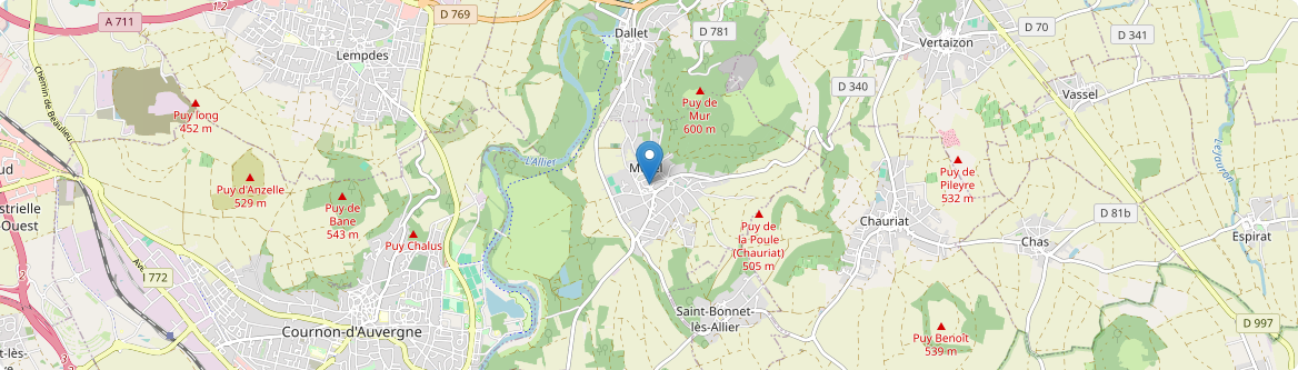 Mur-sur-Allier - Carte